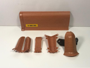 Плинтус Ideal Comfort 55mm Вишня темная 244 фото 1 | FLOORDEALER